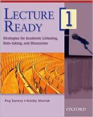 Lecture Ready 1 Student Book Strategies for Academic Listening, Note 