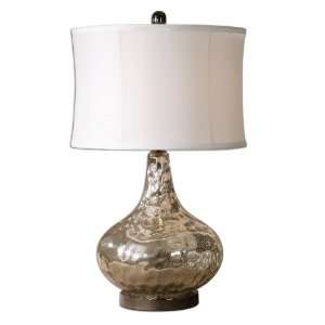 Uttermost 25 Vizzini Lamps Water Glass Finished On The Inside With A 