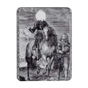  Defaced equestrian portrait of Charles I,   iPad Cover 