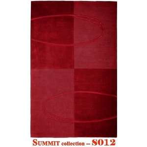  MER Summit S012 Red 3 6 X 5 6 Area Rug