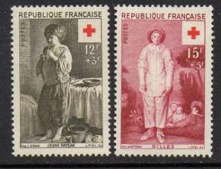 France 1955 Red Cross VF MNH (B309 10)  
