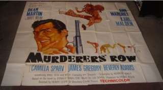 DEAN MARTIN ,MURDERERS ROW ORIGINAL MOVIE POSTER 1966  