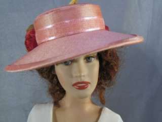 Coral a OOAK High Fashion Doll Hat on my Titanic Rose Doll  