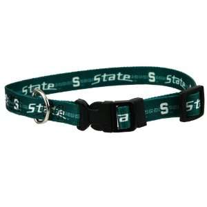  Michigan State Spartans Green Adjustable Dog Collar 