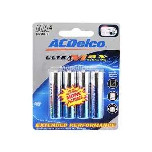  ACDelco Ultra Max AA Alkaline Battery 4 Pack