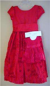 Cinderella Deep RED Sateen Dress Dolly & Me Sz 6 NEW  