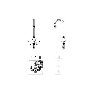 Delta Commercial 3000T3439A Hardwire Electronic Basin Faucet With 