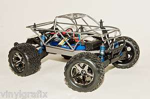 Bead Blasted Chrome Roll Cage fits Traxxas Stampede VXL 4x4 6708 