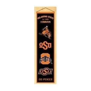   State Cowboys Wool 8x32 Heritage Banner Sports Collectibles
