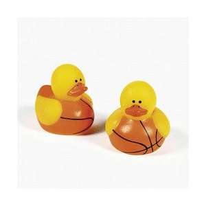  Mini Basketball Rubber Duck (6 dozen)   Bulk Toys & Games