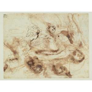   Guercino (Barbieri, Giovanni Francesco)   24 x 18 i