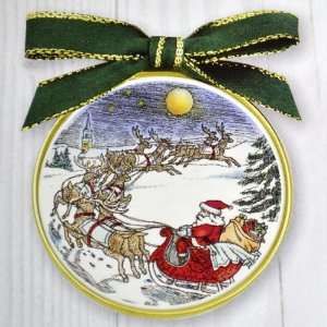 Barlow Designs Classic Ornaments   Santa & Reindeer