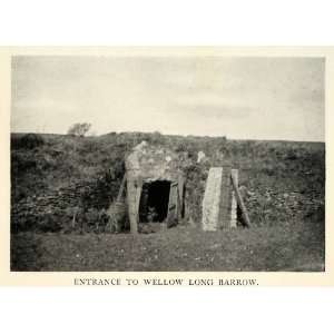 1926 Print Stoney Littleton Long Barrow Bath Tumulus Wellow Neolithic 