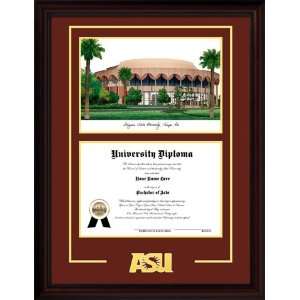  Arizona State Sun Devils Alumni Diploma Frame