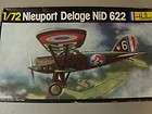 Vintage Heller 1/72 Scale Nieuport Delage NiD 622 Model Kit No. 224
