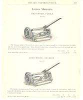 1902 Peerle Adelbert Lawn Mower Antique Catalog Ad  