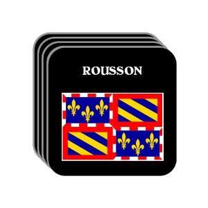  Bourgogne (Burgundy)   ROUSSON Set of 4 Mini Mousepad 