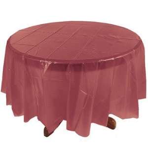  Round Table Cover   Burgundy   Tableware & Table Covers 