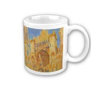 Rouen Cathedral Façade at Sunset By Claude Monet Coffee Cup