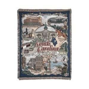  South Carolina (Capital) Mid Size Deluxe Tapestry Throw 