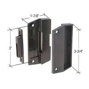 CRL Black Sliding Screen Door Latch and Pull With 3 Screw Holes by CR 
