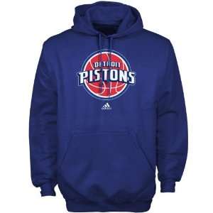  Detroit Pistons Full Primary Logo Hooded Fleece Sweatshirt 