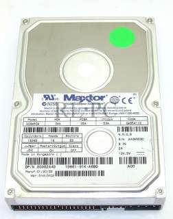 Vintage Maxtor 90845d4 8400 MB IDE Hard Drive 8.4 GB ( Used )