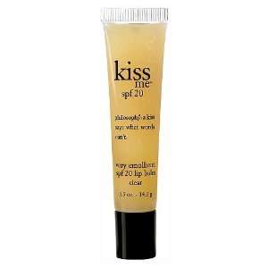   kiss me emollient lip ointment spf 20, clear .5 fl oz (14.2 g) Beauty