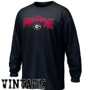  Nike Georgia Bulldogs Black Georgia Pride Long Sleeve 
