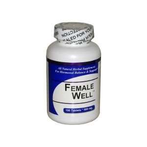  Female Well (100 Tablets)   Concentrated Herbal Blend 