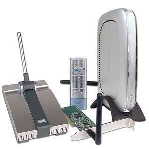  802.11g Wireless Kit w/Router/Range Extender/USB & PCI 