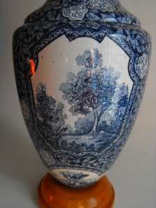 Antique La ROYAL BONN Art Vase FLAMAND Porcelain 19th C  