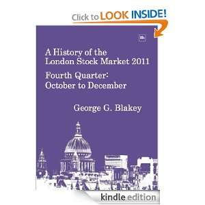   , October to December George G. Blakey  Kindle Store