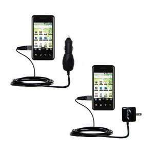  Car and Wall Charger Essential Kit for the LG Optimus T 