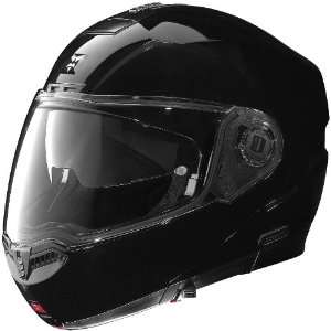  Nolan N104 Modular Solid Helmet, Outlaw Black, Helmet Type 