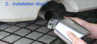Following pictures are other mode l car muffler installation