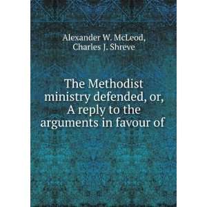   Stated in a Letter to the Author, by the Alexander W. McLeod Books