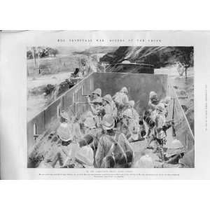   In The Armoured Train Nr Frere S Africa 1899 Boer War