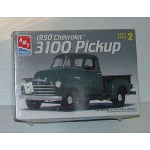  AMT 1950 Chevrolet 3100 Pickup Plastic Model Truck Toys & Games