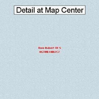  USGS Topographic Quadrangle Map   Bois Bubert OE S, Maine 