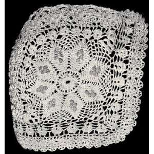 Vintage Crochet PATTERN to make   Antique Baby Cap Hat Bonnet Eight 