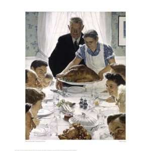  Norman Rockwell   Freedom From Want Giclee