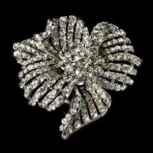  Elegant Vintage Flower Crystal Bridal Brooch Pin Jewelry