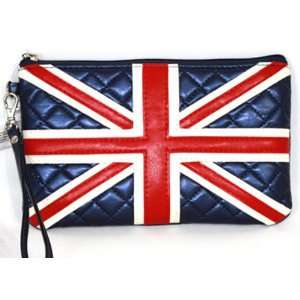  Danielle London Calling Flat Purse Cosmetic Bag Beauty
