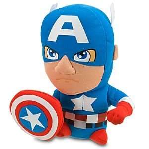  Disney Super Deformed Captain America Plush    7 Toys 