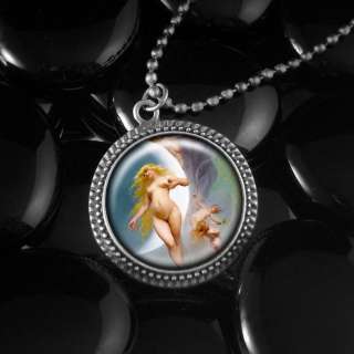   Falero Victorian Beauty Art Antique Silver Necklace 320 RFS  