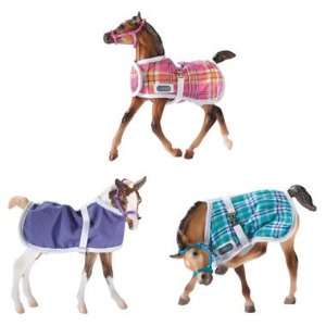  Breyer Horses Foal Blankets with Halter Set Sports 