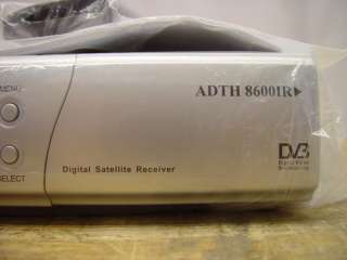 ADTH MPEG II Digital Satellite Receiver DVB 8600IR NEW  