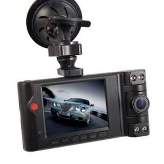 Dual Lens Car Cam Dash DVR Video Recorder 2.7 Inch LCD Vehicle camera 