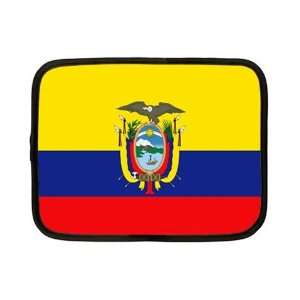 Ecuador Flag Neoprene Ipad Tablet Laptop Netbook Kindle Nook Case 